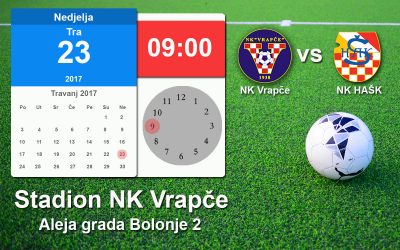 Najava utakmice NK Vrapče vs NK HAŠK