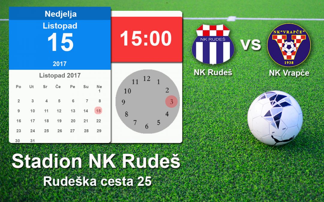 Najava utakmice NK Rudeš vs NK Vrapče